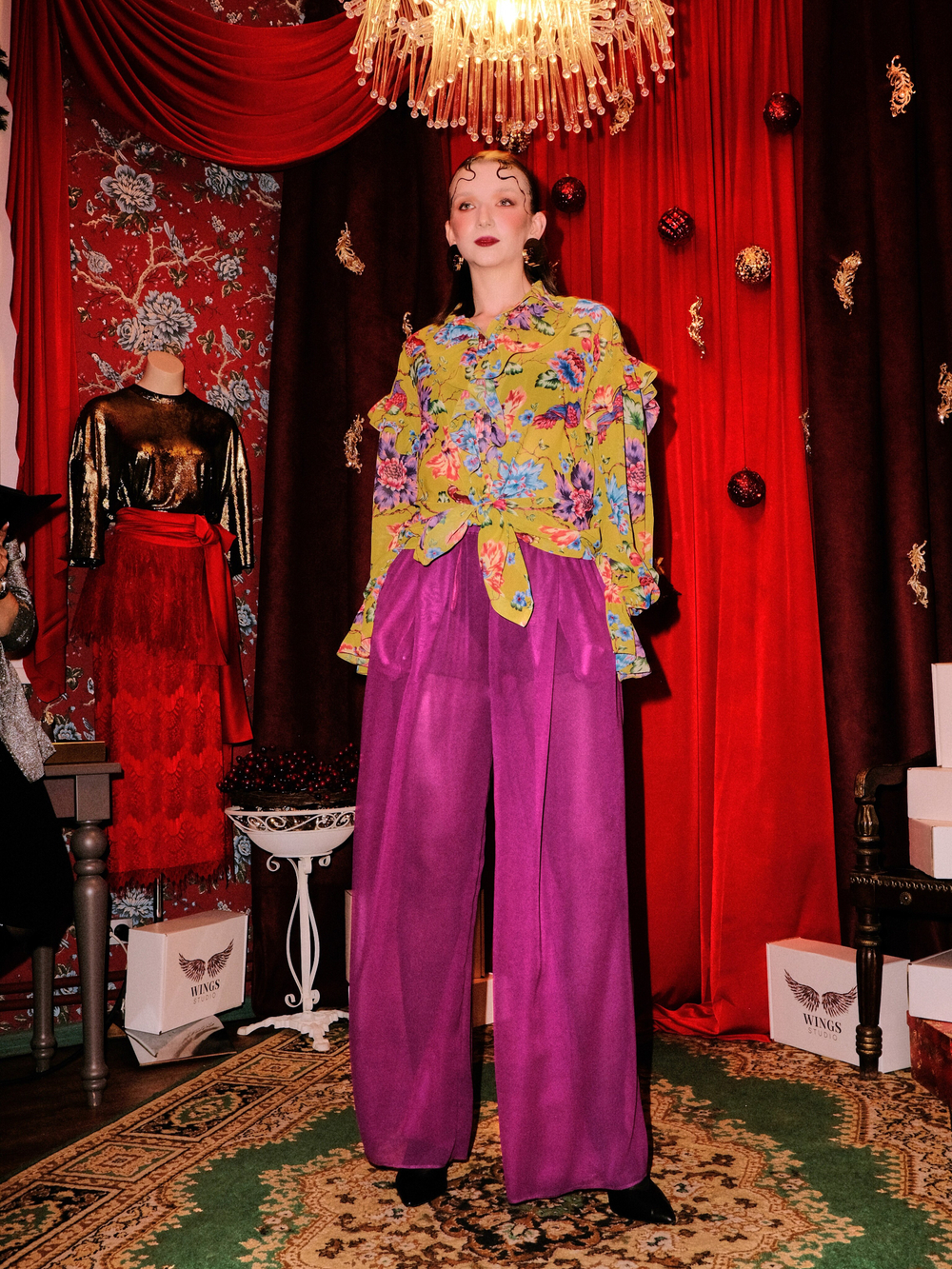 Блуза французская с воланом