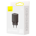 Зарядное устройство Baseus Super Si Pro Quick Charger C+U 30W - Black