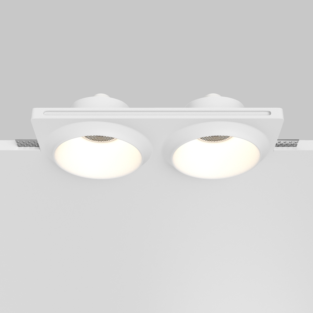 Встраиваемый светильник Technical DL124-GU10-02-TRS-W