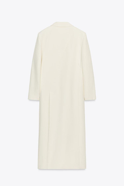 ZARA ПАЛЬТО-СЮРТУК — ZW COLLECTION LIMITED EDITION, ЭКРЮ