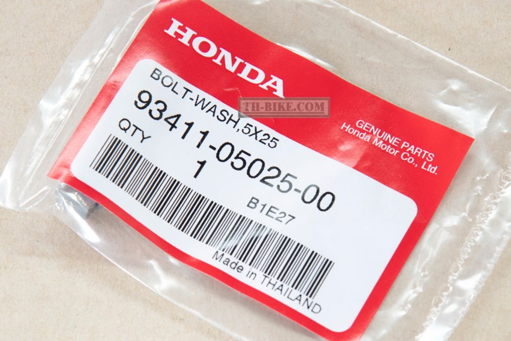 93411-05025-00. BOLT-WASHER, 5X25