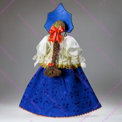 Интерьерная кукла в русском костюме
