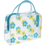 Косметичка «Adventure - Peas», цветы, цвет голубой, 24*17см