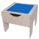 Лего-стол Кубик со съемной двусторонней крышкой и отсеком для хранения деталей