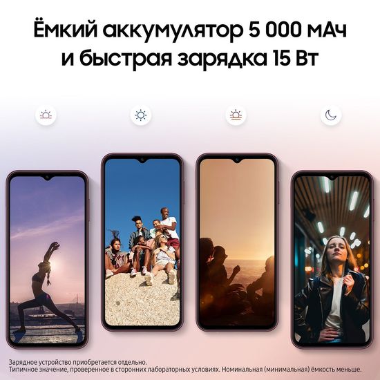 Смартфон Samsung Galaxy A14 4/128Гб Черный