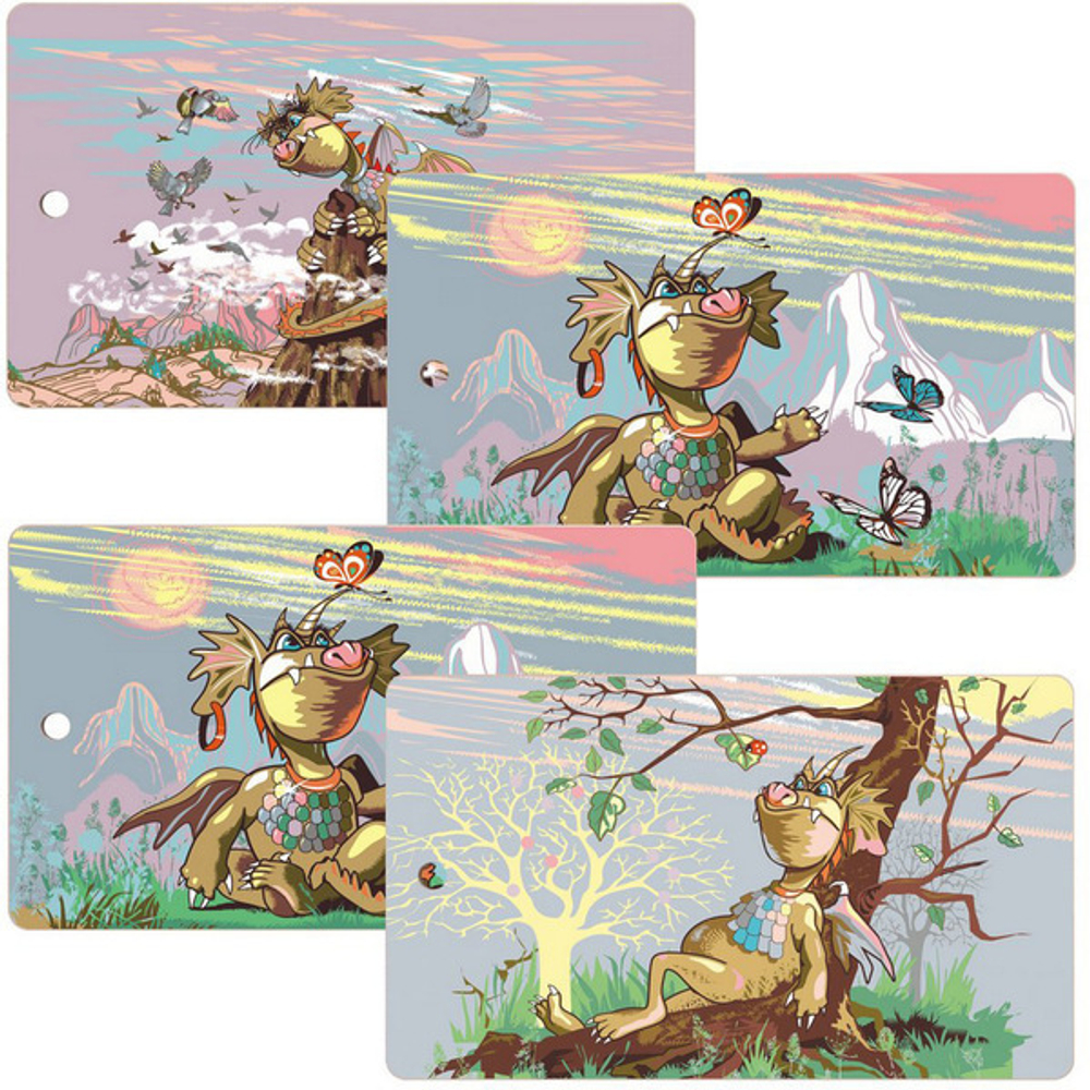 Доска разделочная 29*17см «Дракон-весельчак»