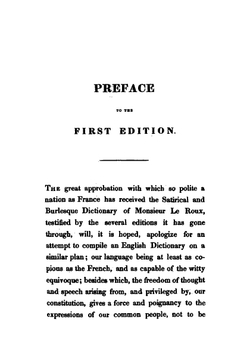 Classical dictionary of the vulgar tongue | Francis Grose