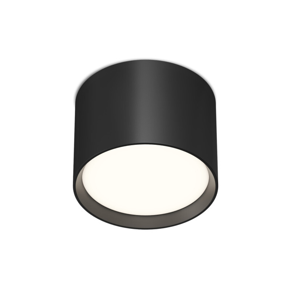 Накладной светильник PILLAR, GX53, до 15 Вт, LED, IP20, черный, алюминий