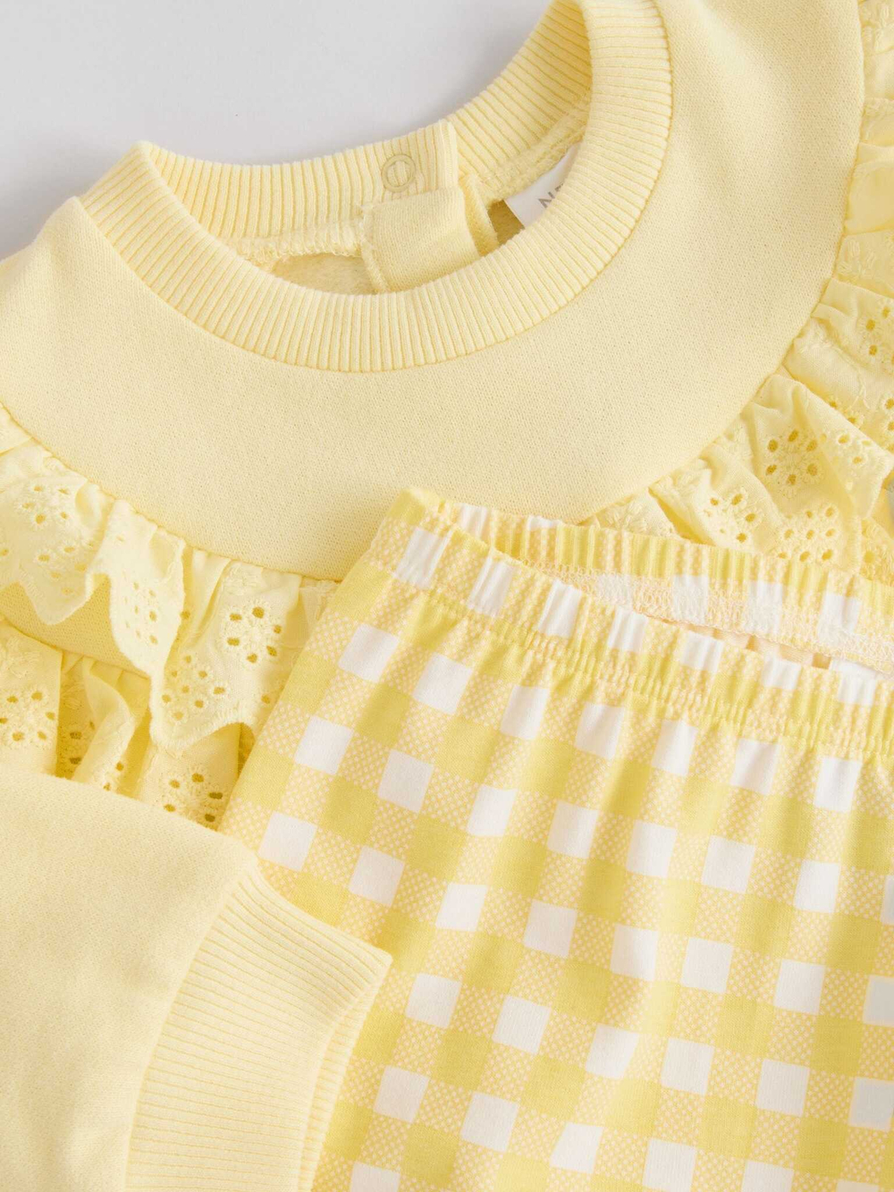 Толстовка и легинсы в комплекте для малышей Next E66-473, Светло-желтый