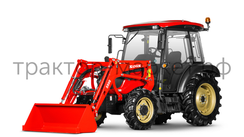 Фронтальный погрузчик Solis | Солис (50 HP/Cabin/4x4/8F+2R/12F+12R) Челюстной ковш (4 in 1 bucket)