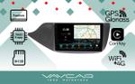 Магнитола для KIA Ceed 2 (JD) 2012-2018 (рамка матовая) - Vaycar VA27-0217-2K на Android 13, Быстрая, 2K QLED, CarPlay,4G SIM-слот