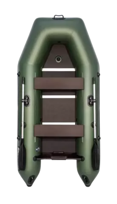 Лодка ПВХ АКВА 2900 СК Зеленая со стрингерами