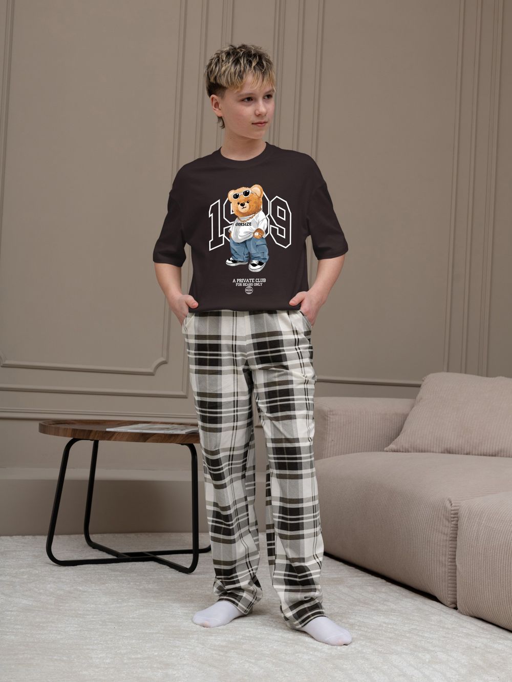 Костюм для мальчика Мишель-3 Виотекс КОРИЧНЕВЫЙ