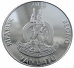 50 вату Чемпионат мира по футболу ЮАР 2010 г. Вануату 2010 г. Proof