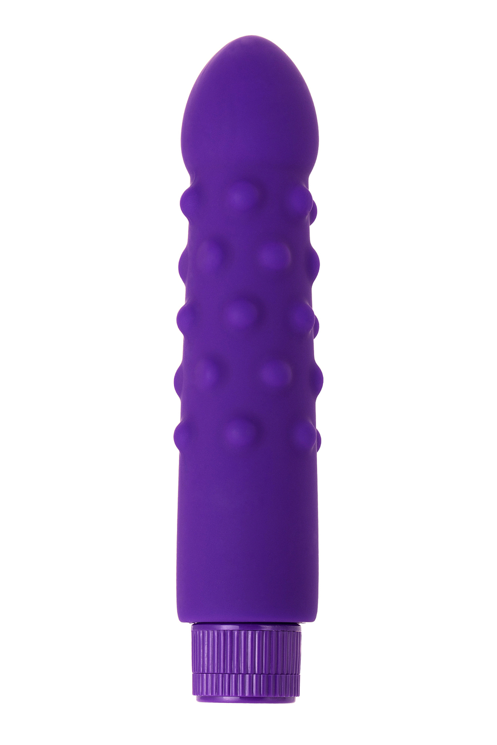 Нереалистичный вибратор A-Toys by TOYFA Dowk, силикон, фиолетовый, 17 см