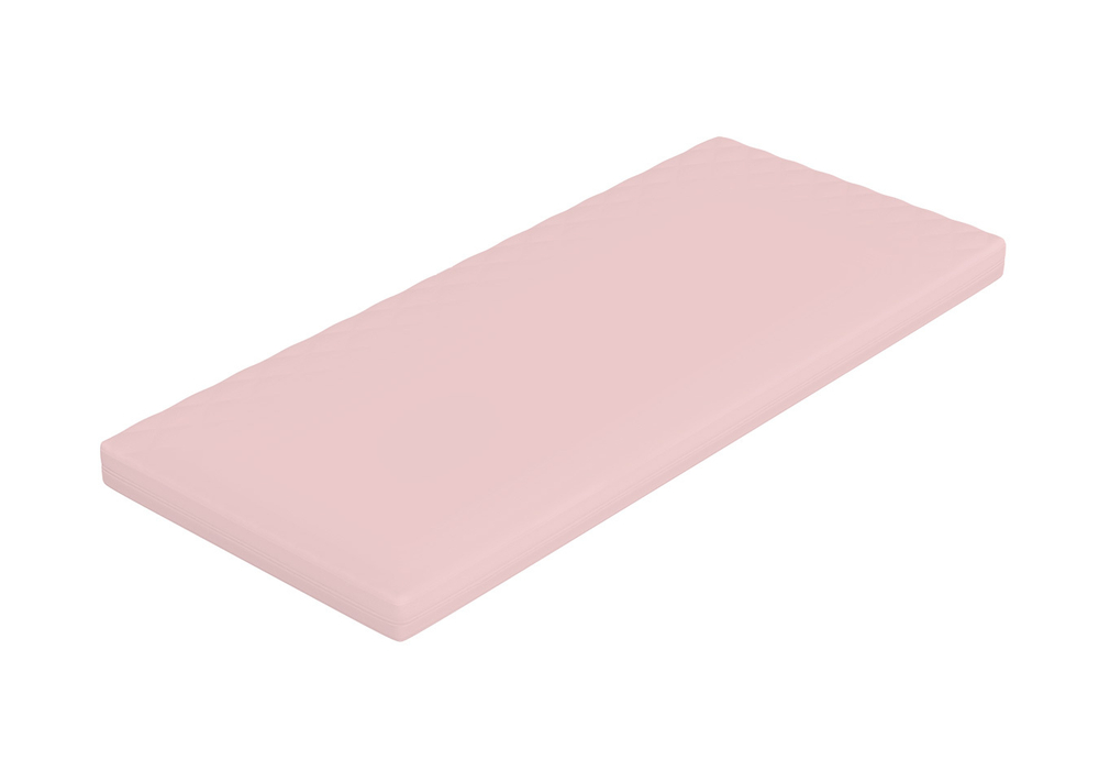 Простынь для прямоугольного матраса 60*120 см (розовый, сатин)