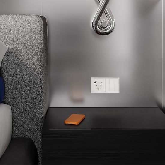 Клавиши для выключателя/переключателя трехклавишного, S70 (хлопок)