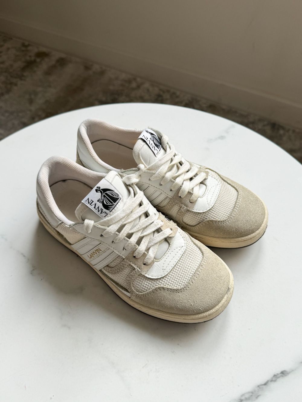 Комбинированные кеды Lanvin, 33