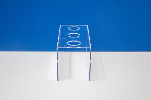 Подставка в витрину для мороженого П-обр на три рожка