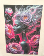 Сумка-шопер женская "Неоновый Пион"