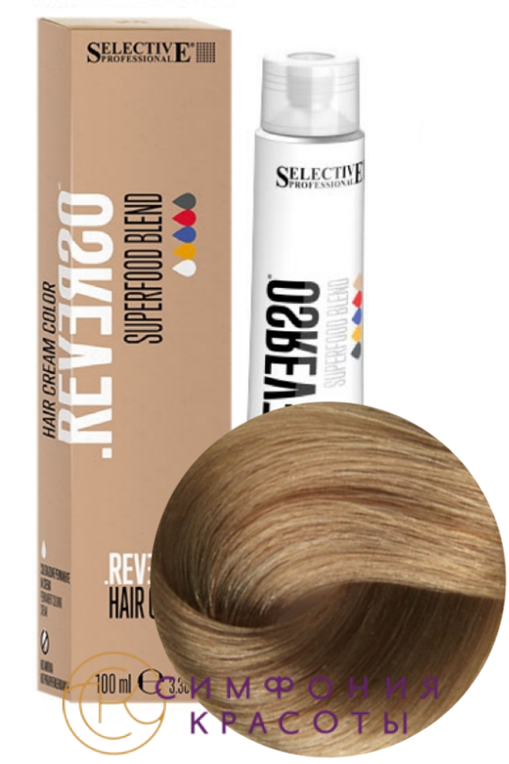 8.23 "Reverso Hair Color" Светлый блонд бежево-золотистый 100 мл