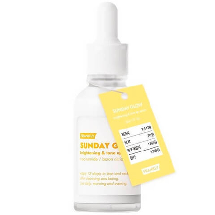 Сыворотка для сияния кожи с 5% ниацинамидом FRANKLY Sunday Glow Brightening&Tone Up Serum, 37 мл