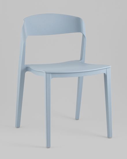 Стул Moris пластик голубой