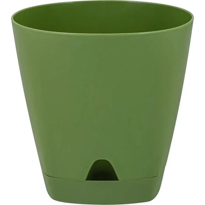 Горшок для цветов AMSTERDAM D110mm,65l с прикорневым поливом оливковый