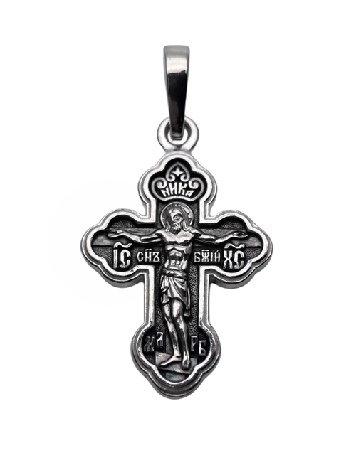 Крест из серебра/Чернение