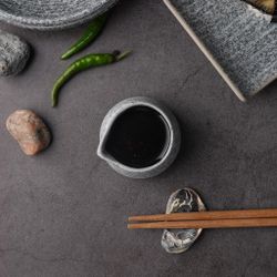 Соусник молочник 40 мл d 6 см h4 см круглый с носиком Stone Untouched Taiga P.L. Proff Cuisine [1]