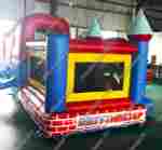 Детский надувной батут "Замок непосед", размер 5*3*2,2 м