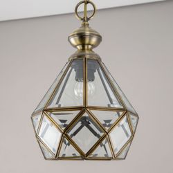 Citilux Витра-1 CL442110 Подвесной светильник витражный Бронза