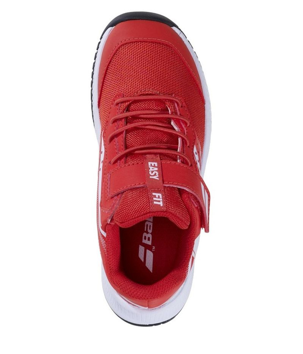 Детские Кроссовки теннисные  Babolat Pulsion Kid All Court - cherry tomato/white