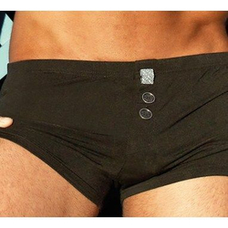 Мужские трусы-шорты чёрные Aussiebum Freedom Shorts Black