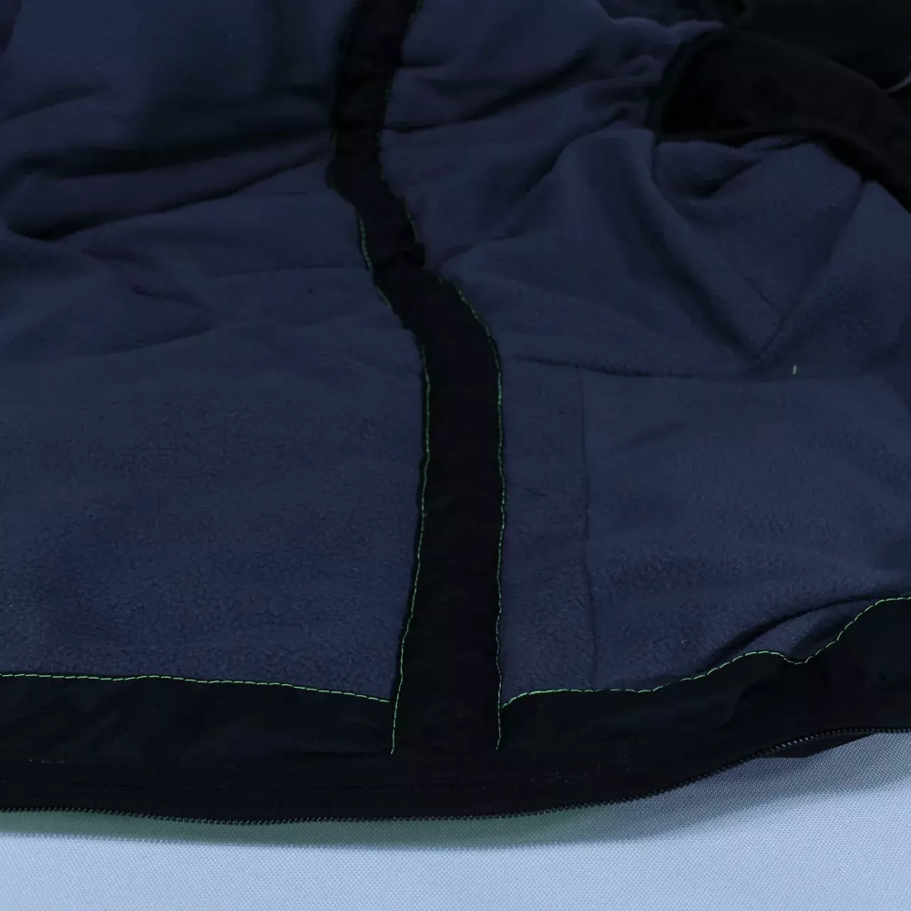 Комбинезон зимний для собаки White Wolf вырез на мальчика лимонно-черный