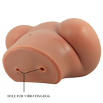 Карамельный мастурбатор-полуторс Luna с вибрацией