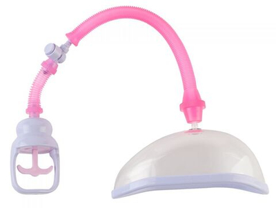 Помпа для клитора с удобным рычажком для откачки воздуха (Цвет: прозрачный)