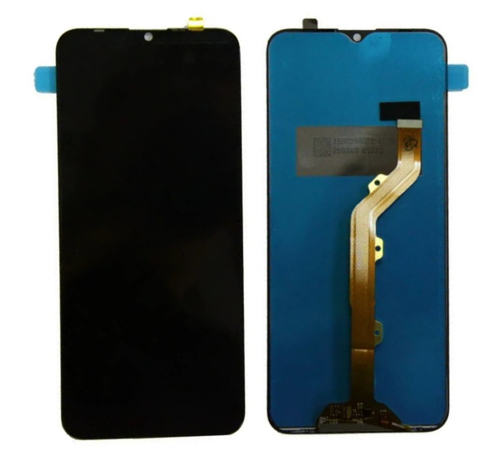 Дисплей для Tecno Spark 4 с тачскрином Черный