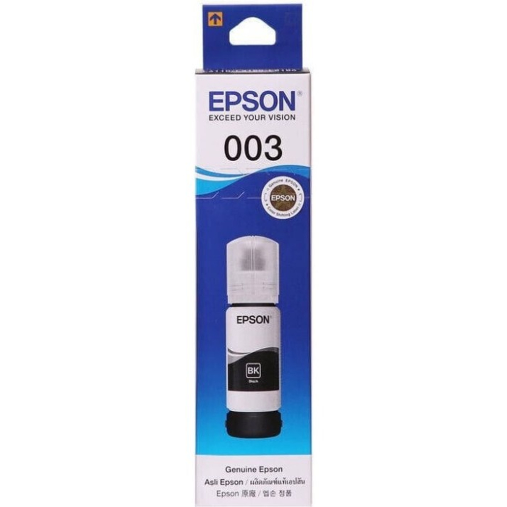 Контейнер с чернилами Epson 003 для EcoTank L3100/L3101/L3110/L3150 черный