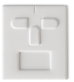 Вкладыш 03/наклонный/для гарнитура/3 язычка/окошко для бирки/прорезь для нитки