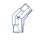 Соединение P45 BSP 1.1/2 - BSP 1.1/2