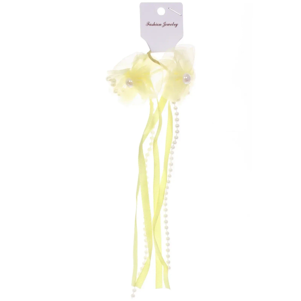 Резинки для волос детские 2шт «КОНФЕТКИ», цветочки, микс 5 цветов, d-3см/20