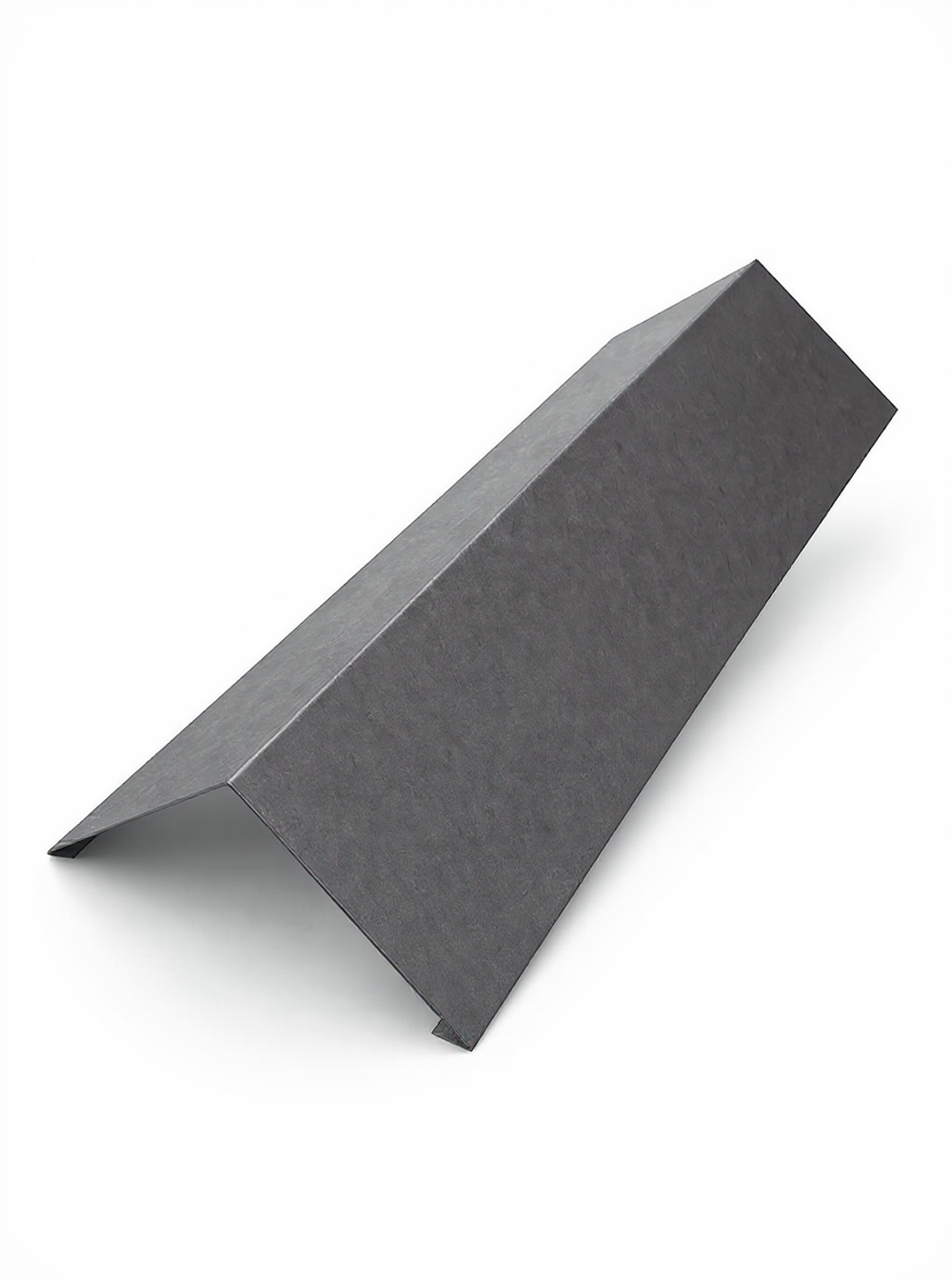 Конёк кровельный (планка конька плоского), 145*145*1250мм, Комплект 5шт, RAL7024, 0,45мм