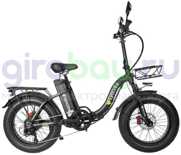 Электровелосипед Syccyba F11 Pro Dual 48V/15Ah (полный привод) 2025 года - Черный обод фото 111 №4 222