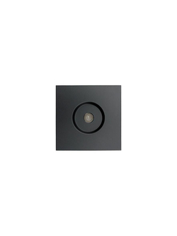 Розетка ТВ оконечная СП ZIMA IP20 черн. бархат LEZARD 704-4288-130