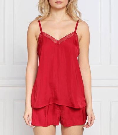 пижамы ditsy lace Tommy Hilfiger - красный(UW0UW03848)