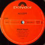 Accept ‎– Metal Heart (Германия 1985г.)