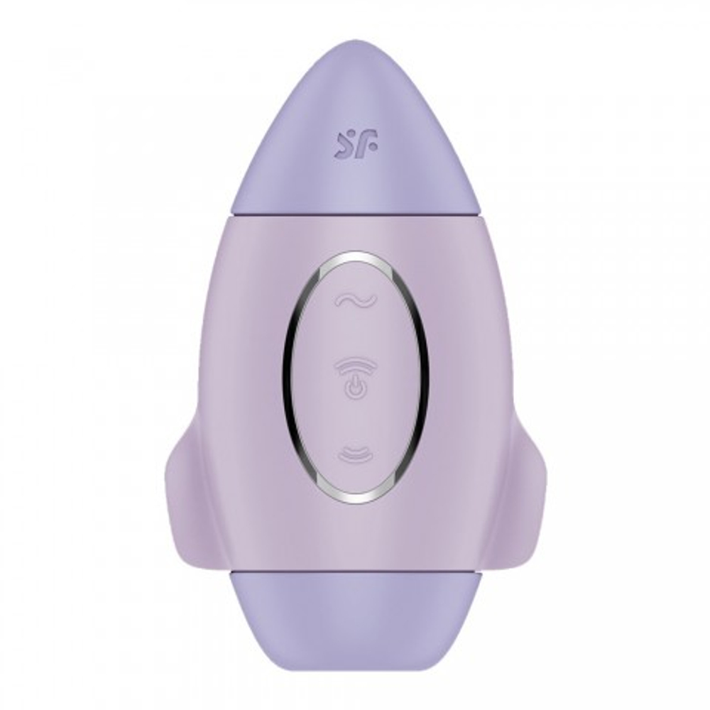 Стимулятор клитора с воздушной стимуляцией и вибрацией Satisfyer Mission Control (лиловый)