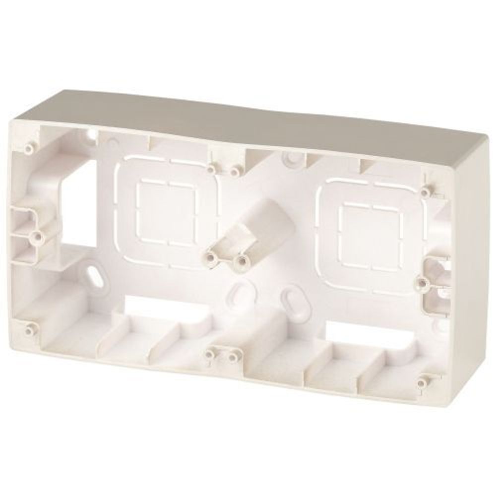 Коробка наклад. монтажа 2 поста Эра12 шампань 12-6102-04 ЭРА Б0043173