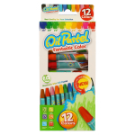 Масляная пастель, 12 цветов, в коробке с подложкой из коррекса, С-30687